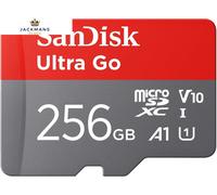 SANDISK Ultra Go micro SDXC card 256GB + SD adapter (For Android 256 GB