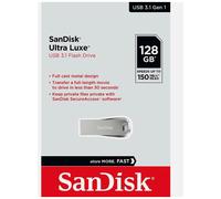 SanDisk Ultra Luxe USB 3.1, Gen1 128GB Flash Drive Memory Stick, 150MBS
