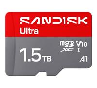 SANDISK Ultra micro SD Card + Adapter 1.5TB, Up to 195MB/s Read Speeds | UHS-I, Full HD Video, V10, C10, U1, A1, Memory card ideal for Android Smartphones, Tablets, Cameras, Laptop