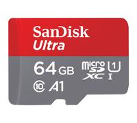 SanDisk Ultra micro SD card + SD adapter 64GB (For Android Smartphones and