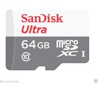Sandisk Ultra Micro SDXC Memory Card 64GB UHS-I 48MB/s Memory Expansion