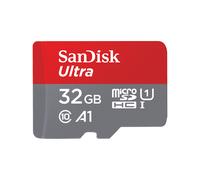 SanDisk Ultra Lite microSDHC UHS-I Memory Card with SD Adapter Tab 32GB Class 10
