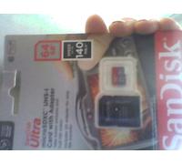 SanDisk 64GB Ultra microSDXC 140MB/s+SD Adapter