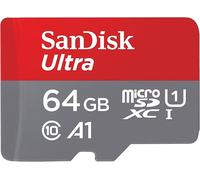 SanDisk Ultra MicroSDXC Card 64 GB Grey, Red