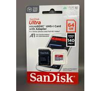 SanDisk Ultra MicroSDXC Card 64 GB Grey, Red