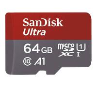 SanDisk Ultra MicroSDXC Card 140MB/s A1 Class 10 UHS-I with Adapter - 64GB