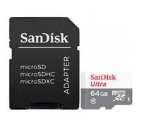 SanDisk Ultra microSDXC UHS-I Class 10 100MB/s with SD Adapter - 64GB