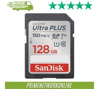 SanDisk Ultra Plus 128GB SDXC Memory Card-Class 10, UHS-I U1 100% ORIGINAL ⭐⭐⭐⭐⭐