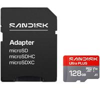 SANDISK Ultra Plus Class microSDXC Memory Card - 128 GB