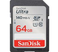 SanDisk Ultra SDXC Memory Card 140MB s UHSI Class 10 64GB SDSDUNB-064G-GN6IN