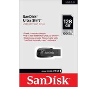 SanDisk Ultra Shift 128GB USB 3.0 Flash Drive Up to 100MBs SDCZ410-128G-G46 New
