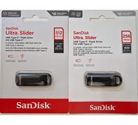 SanDisk Ultra Slider USB C Flash drive Disk Memory Stick 512GB 256GB