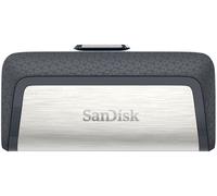 SANDISK Ultra USB Type-C & USB 3.1 Dual Memory Stick - 128 GB, Silver, Black,Silver/Grey