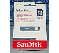 SanDisk 128GB Ultra Type-C Flash Drive USB 3.1, Gen1, 150MB/s
