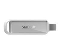 SanDisk Phone Drive for USB Type-C devices 128GB (for smartphones, tablets, and computers, speeds up to 150MB/s, autobackup, data recovery) Arctic White
