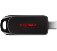 SANDISK USB-C Flash Drive - 128 GB, Black, Black