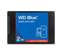 WD Blue SA510 2.5”/7mm SATA SSD 2TB (Up to 560MB/s sequential read speed, 3D NAND, Acronis True Image, SANDISK Dashboard)