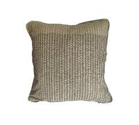 Sandown & Bourne Ash Leaf Pair of 43x43cm Cushion Covers Ochre