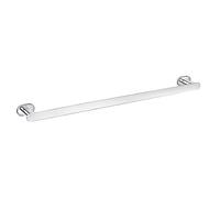 Sandown Single Towel BAR Chrome 66CM X 6CM X 9.5CM, EasyFit Mount, Contemporary Design, Brass, 1 in Pack