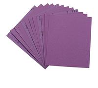 Sandpaper 120 Grit, Wet Dry Sanding Sheets 9 x 11 Inch, Advanced White Fused Alumina Abrasive Sander Paper for Wood Furniture Finishing, Metal Sanding, Automotive Polishing, Purple,12-Sheets