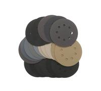 Sandpaper 125mm 60-10000 Grit Round Shape Sanding Discs Sanding Paper Buffing Sheet Sandpaper 8 Hole Sander Pad,10 pcs,1500