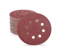 Sandpaper 20/50Pcs 5 Inch 8 Hole Sanding Disc Hook and Loop Round Sandpaper 125mm 40 to 2000 Grit Aluminum Oxide for Random Orbital Sander(50 Pieces,120)