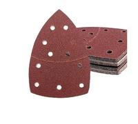 Sandpaper 20pcs 11 Holes Mouse Detail Sander Sandpaper Triangular Sanding Paper for Multi Sander 160A Detail Palm 40-2000 Grits(320)