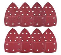 Sandpaper 20pcs Mouse Sanding Discs Hook&Loop Sander Pads 11-Hole Triangle Sand Paper Grits 40/60/80/120/180/240/ Fit Bosch Multi-Sander(180)