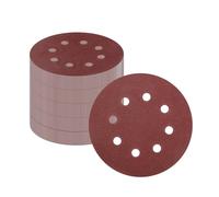 Sandpaper 5inch 125mm Sanding Disc 8 Holes Abrasive Pad Sanding Paper for Wood/Metalworking Polishing Tools,20pcs,P80