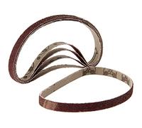 Sandpaper， 5Pcs 10x330mm Abrasive Sanding Belt Grit 60 Oxide Sander for Grinding Polishing Tool