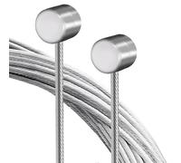 Sandphyrre 2 Pcs Bike Brake Cable kit, Universal Standard Bicycle Brake Cable, for Front and Rear Gear Cables on Road Bikes, Mountain Bikes and MTB