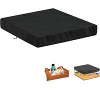 Sandpit Cover 120X120X20Cm Square Tarp Waterproof Protective 420D Oxford