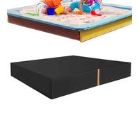 Sandpit Cover - 210D Oxford Fabric Waterproof Protective Cover for Pit - Wooden Sandpit Cover for Outdoor - for Backyard Garden and Areas