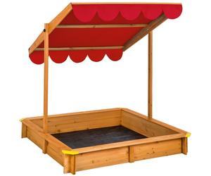 Sandpit Sand Box Childrens Play Water and Sand Pit Canopy Adjustable Outdoor