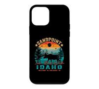 Sandpoint Idaho ID Retro Sunset Vintage Elk Mountains Case for iPhone 12 mini