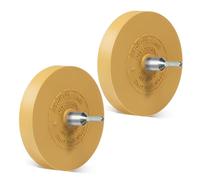 SANDPROX 2 Pack Rubber Eraser Wheel Glue Removal Wheel Drill with Adapter for Remove Car Decals Vinyl Tape