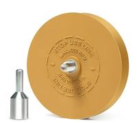 SANDPROX Decal Eraser Wheel for Drill 1 Pack Rubber Eraser Wheel Adhesive Remover Tool for Cars with Adapter Remover Wheel Pin Stripe Adhesive Remover Tool