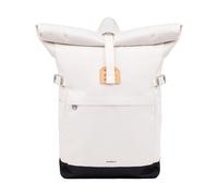 Sandqvist - 23L Backpack - Icon Rolltop Backpack M Birch in Leather - White White one size