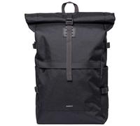 Sandqvist - 26L backpack - Icon Rolltop Backpack L Black in Leather Black one size