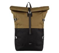 Sandqvist - 26L backpack - Icon Rolltop Backpack L Multi Olive in Leather - Brown Brown one size