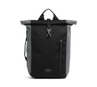 Sandqvist Ground Dante Vegan Rolltop backpack, 16L, unisex, black