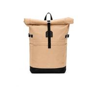 Sandqvist Icon Rolltop Backpack 14”, 23L, Beige, Laptop Backpack, 14" Laptop Compartment, Water-Resistant, Recycled Materials