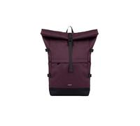 Sandqvist Icon Rolltop Backpack 16”, 26L, Burgundy, Laptop Backpack, 16" Laptop Compartment, Water-Resistant, Recycled Materials