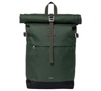 Sandqvist Icon Rolltop Backpack M 23L 14" - Dawn Green/Dark Brown