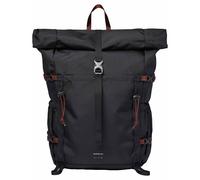 Sandqvist - Roll-top backpack 20-29L - Forest Hike Black in Nylon Black one size