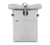 Sandqvist - Sac à dos 23L - Icon Rolltop Backpack M Light Grey in Leather Grey one size