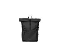Sandqvist Unisex's Stream Rolltop Backpack L, Black, Large