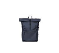 Sandqvist Unisex's Stream Rolltop Backpack L, Navy, Large