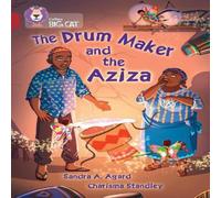 Sandra A. Agard Drum Maker & the Aziza Paperback Book Sandra A. Agard Multicolor