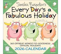 Sandra Boynton's Every Day's a Fabulous Holiday 2026 Wall Calendar